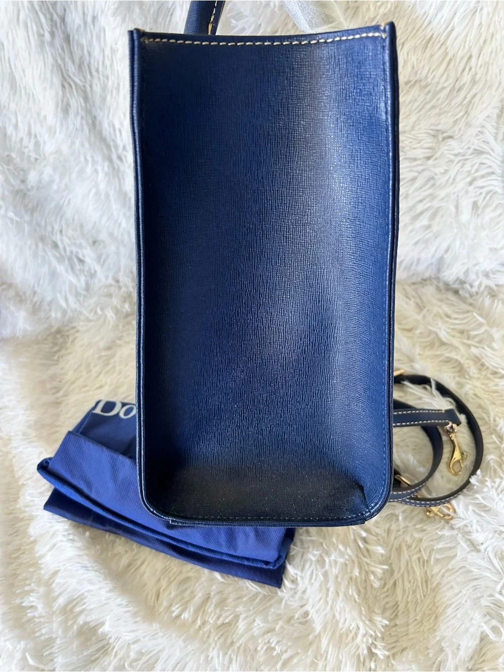 Dooney & Bourke Janine Saffiano Leather tote in marine